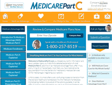 Tablet Screenshot of medicarepartc.com